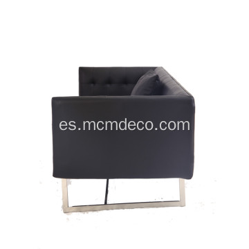 Sofá moderno de cuero Edward 3 Seat